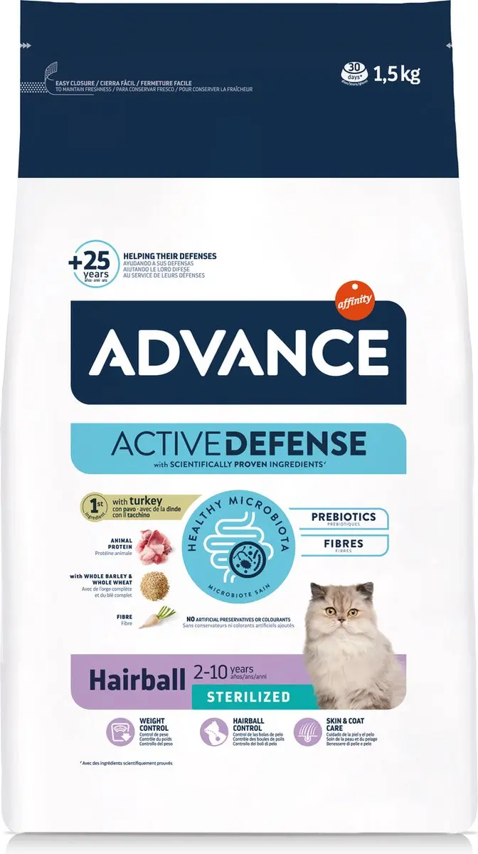 Advance Sterilized Hairball Kattenvoer