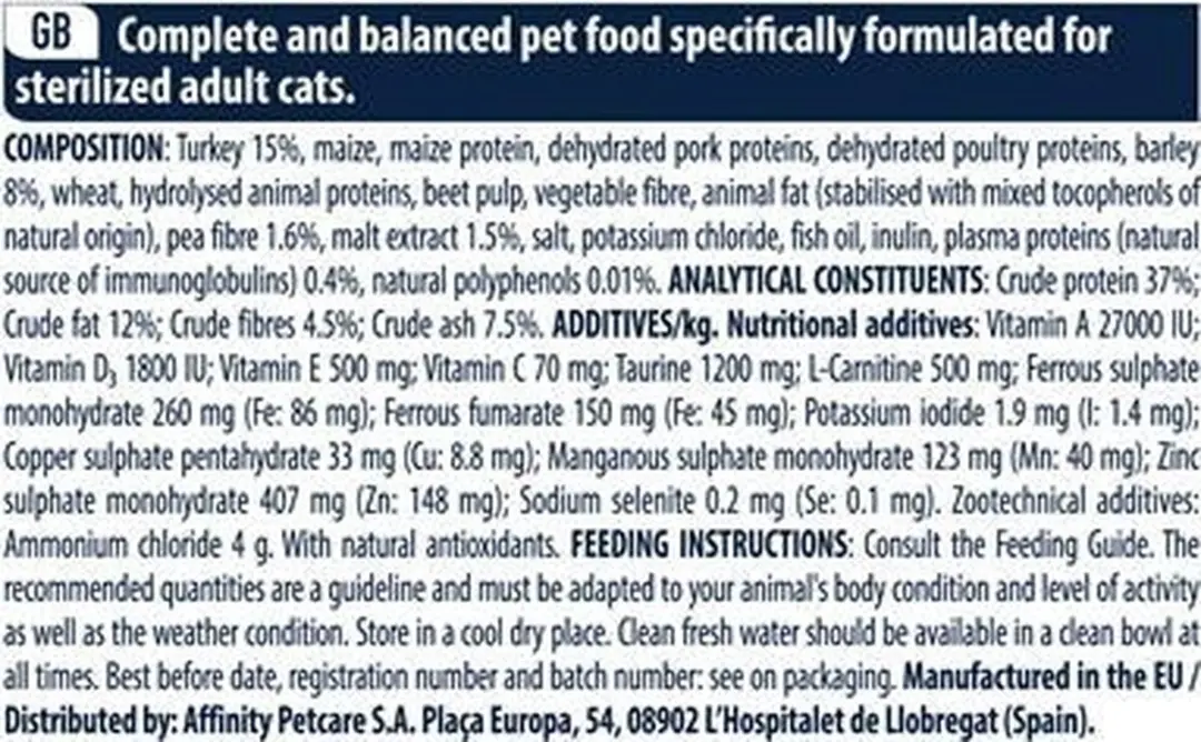 Advance Sterilized Hairball Kattenvoer - 1,5 kg - afbeelding 2 van 6