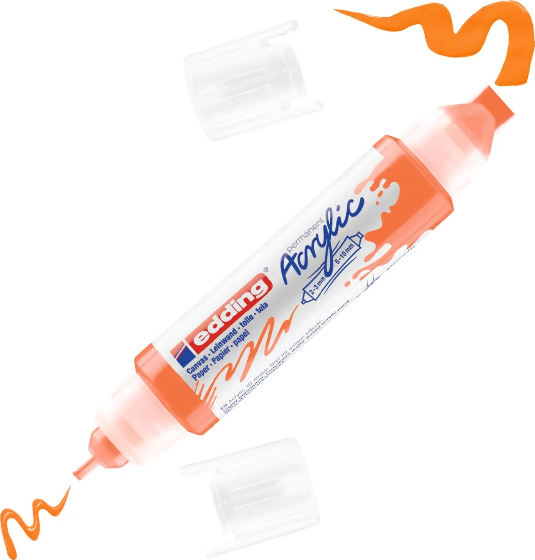 edding e-5400 3D Double Liner Acrylmarker - Oranje