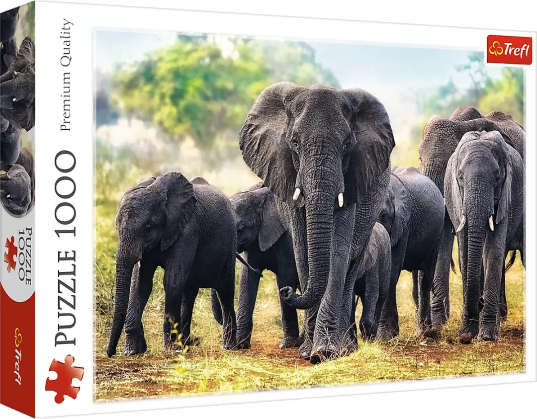 Trefl Afrikaanse Olifanten Puzzel 1000 Stuks
