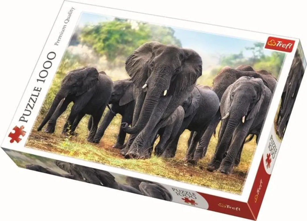 Trefl Afrikaanse Olifanten Puzzel 1000 Stuks
