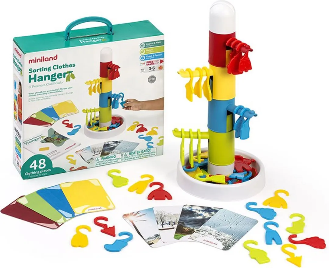 Miniland Classificatieset Kledinghanger