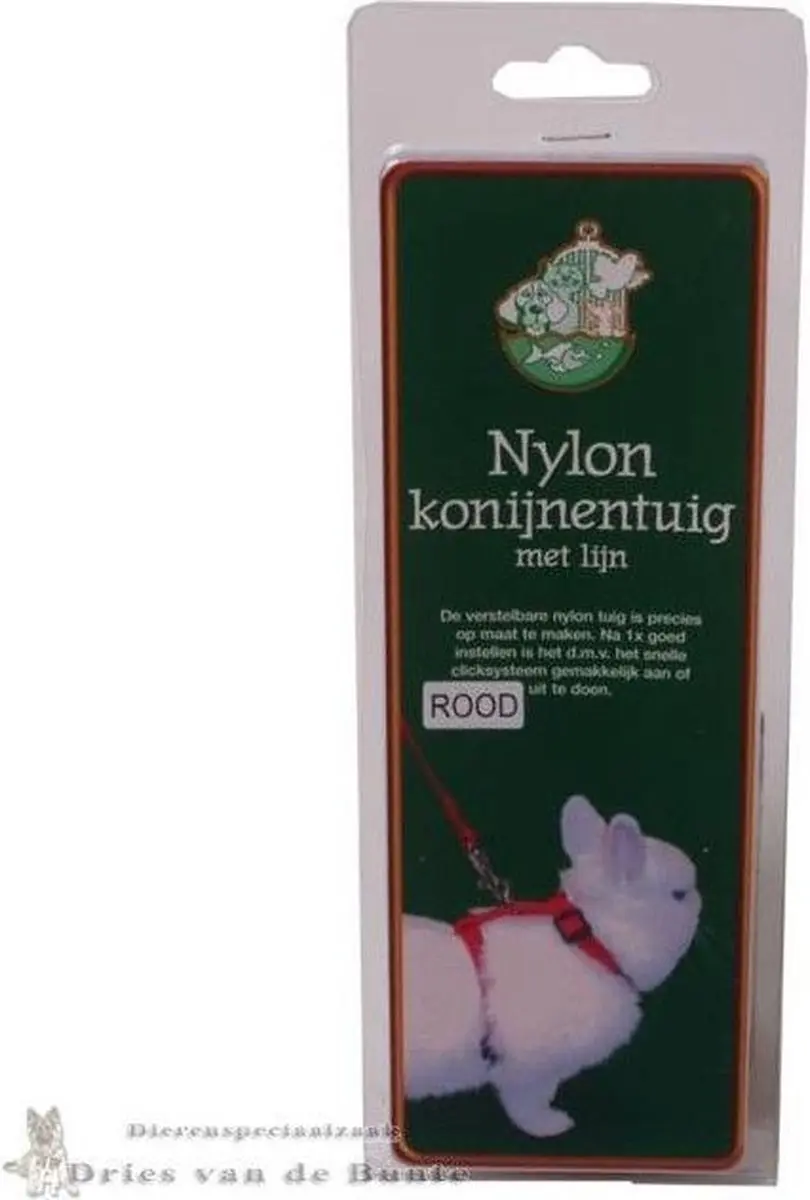 Konijnentuig Met Lijn Rood