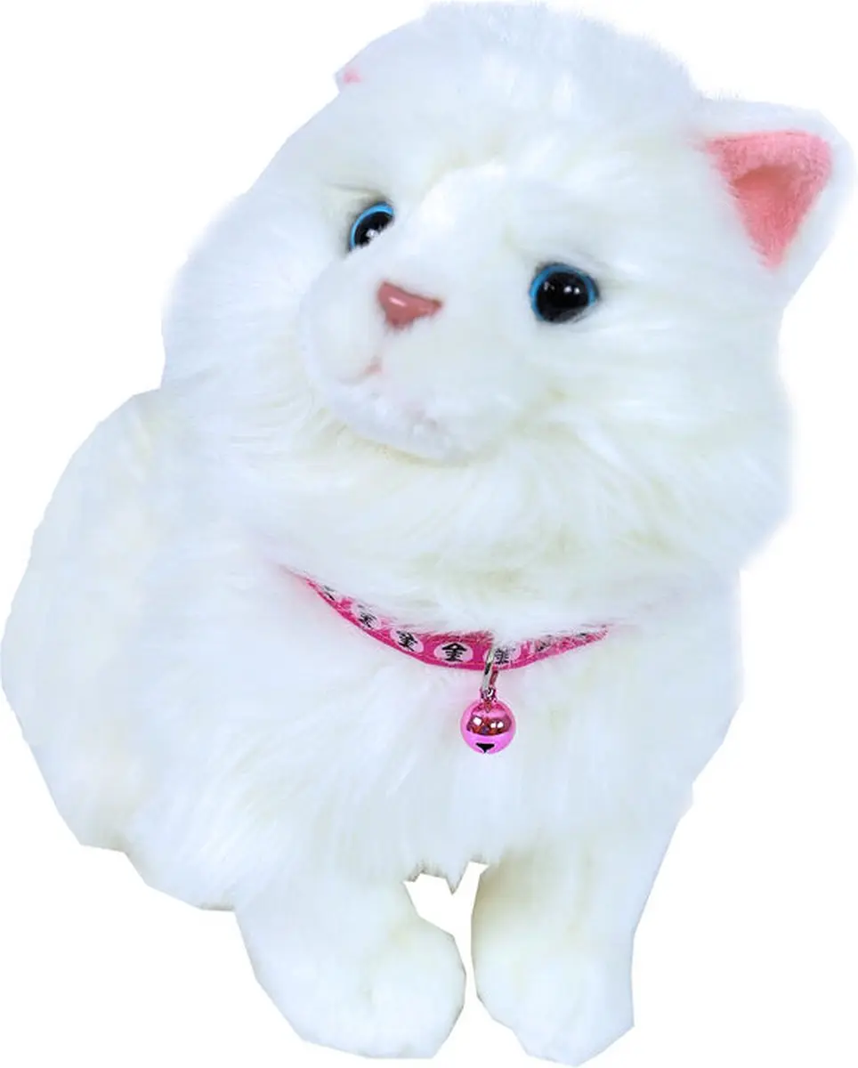 Boon Kattenhalsband Nylon Vissengraat Print - Roze - afbeelding 2 van 2