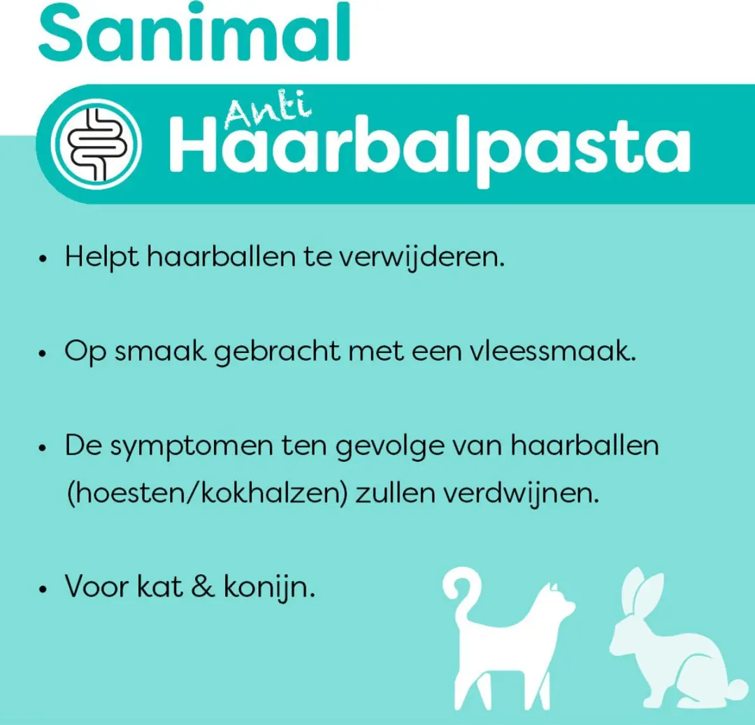 Sanimal Anti-Haarbalpasta 70g - afbeelding 4 van 6