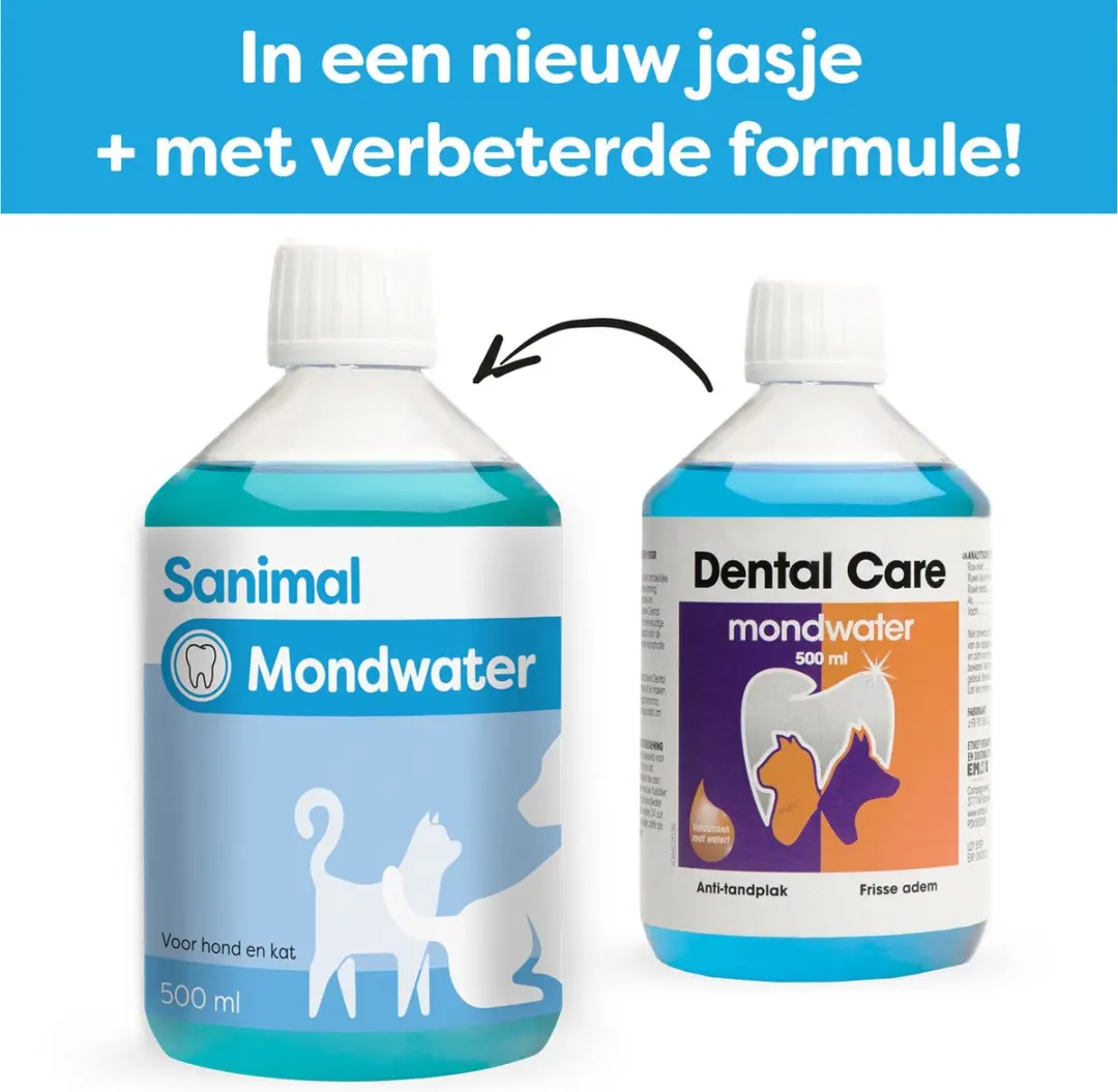 Sanimal Dental Care Mondwater 500ml - afbeelding 5 van 6