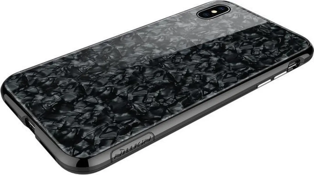 Nillkin Seashell Back Case Zwart - iPhone XS Max - afbeelding 2 van 4