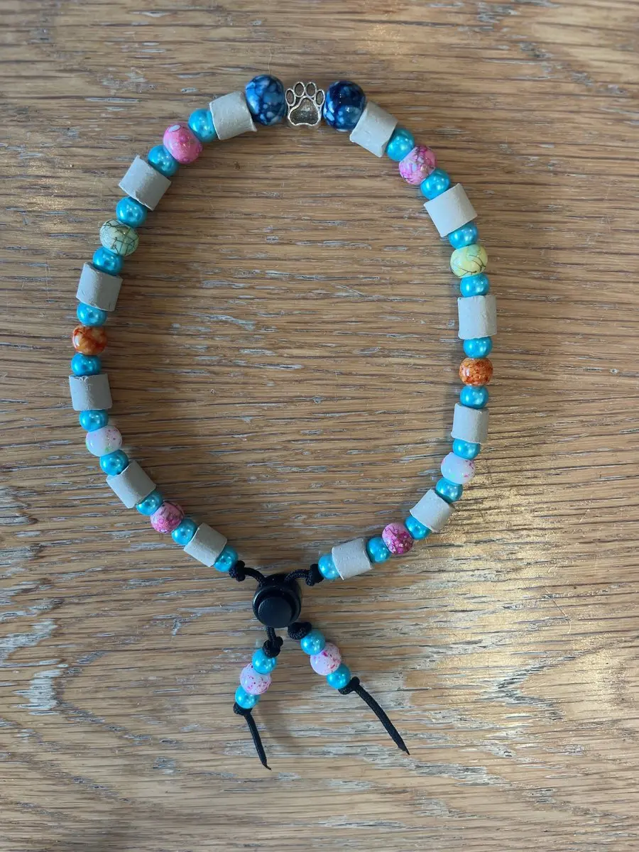 Natuurlijke Keramische Kralenketting voor Honden