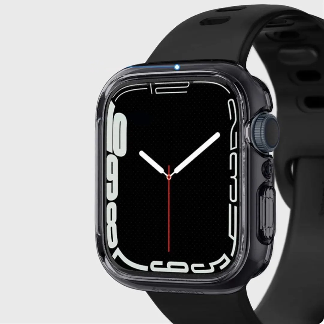 Spigen Ultra Hybrid Hoesje Apple Watch 45mm - Transparant Grijs