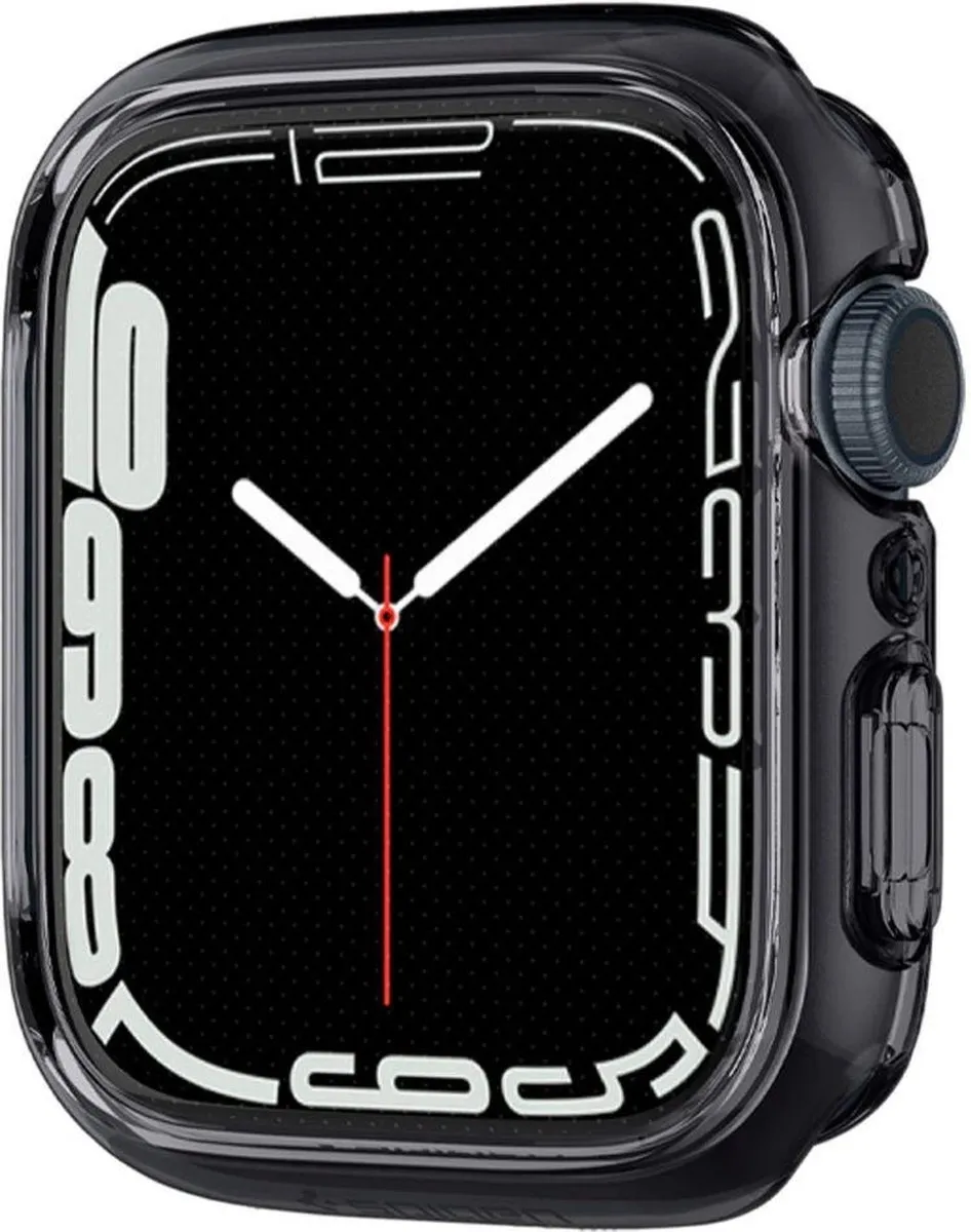 Spigen Ultra Hybrid Hoesje Apple Watch 45mm - Transparant Grijs