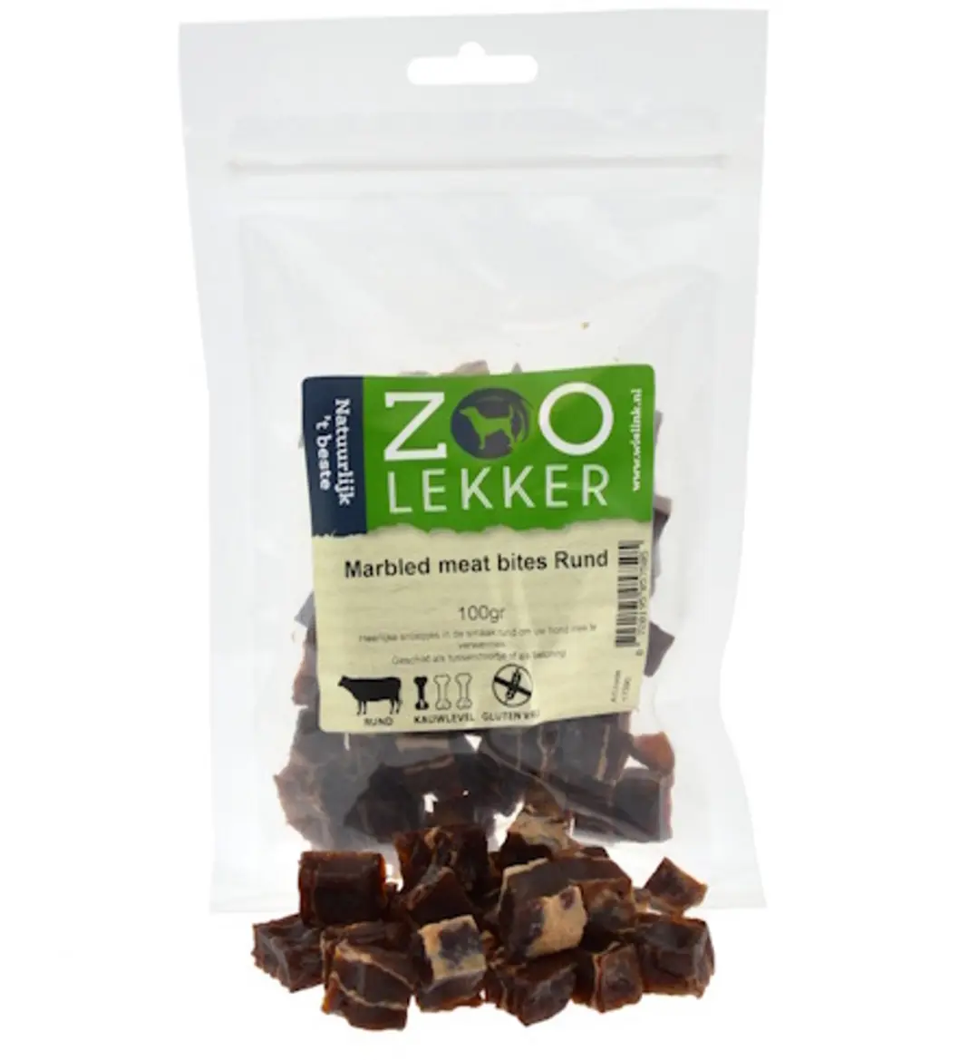 Zoolekker Marbled Meat Bites Rund