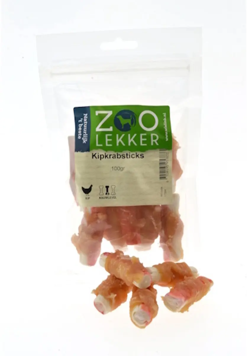 Zoolekker Kipkrabsticks
