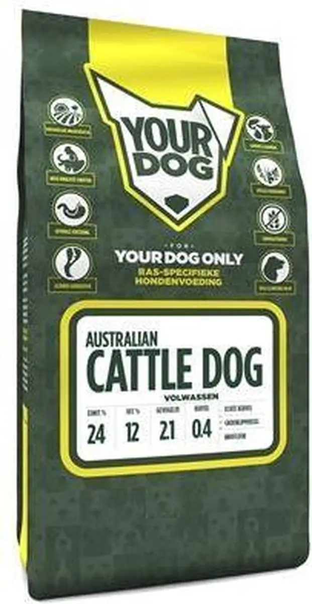 Yourdog Australian Cattle Dog Hondenbrokken Volwassen - 12kg - afbeelding 2 van 3