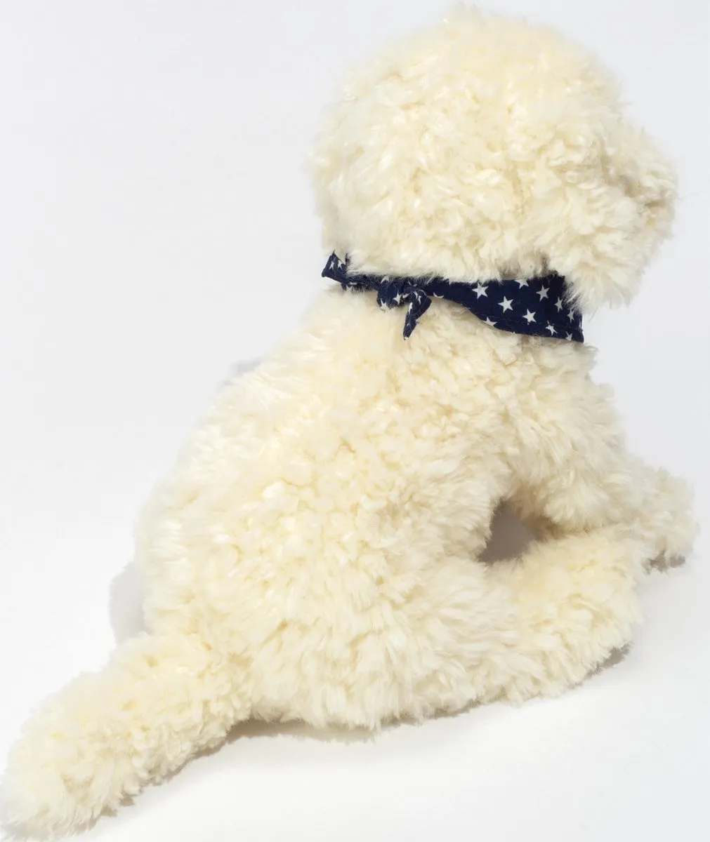 Hermann Teddy Knuffeldier hond Labradoodle puppy - zachte pluche - premium kwaliteit knuffels - blond - 28 cm