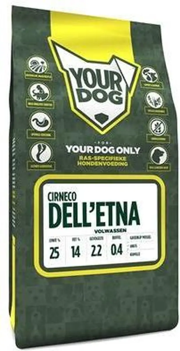 Yourdog Cirneco dell'Etna Hondenbrokken Volwassen - 12 kg - afbeelding 3 van 3