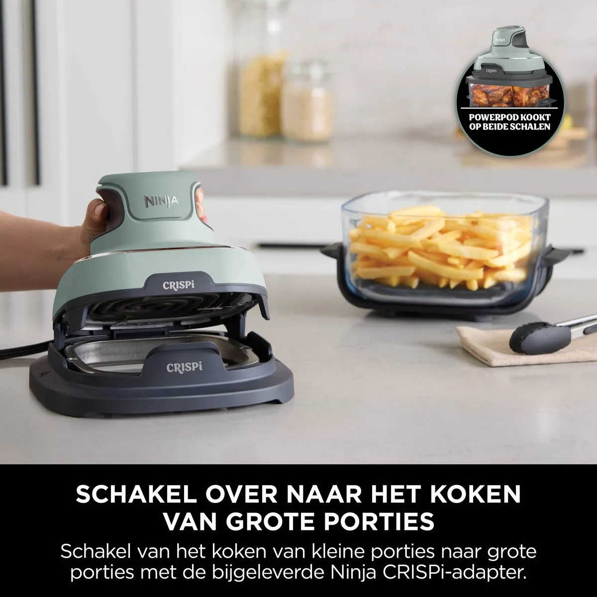 Ninja CRISPi FN101EUSG 4-in-1 Airfryer - 1700W - Groen