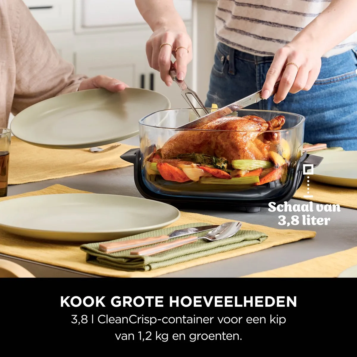 Ninja CRISPi FN101EUSG 4-in-1 Airfryer - 1700W - Groen - afbeelding 6 van 6