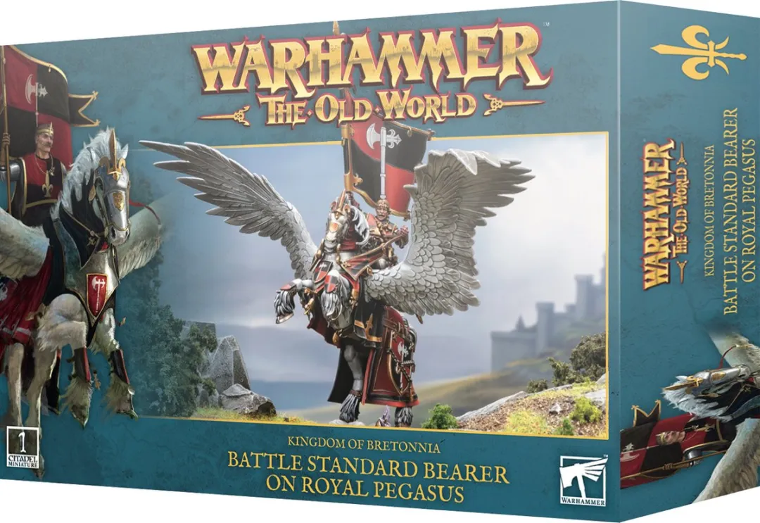 Games Workshop Kingdom of Bretonnia Battle Standard op Royal Pegasus