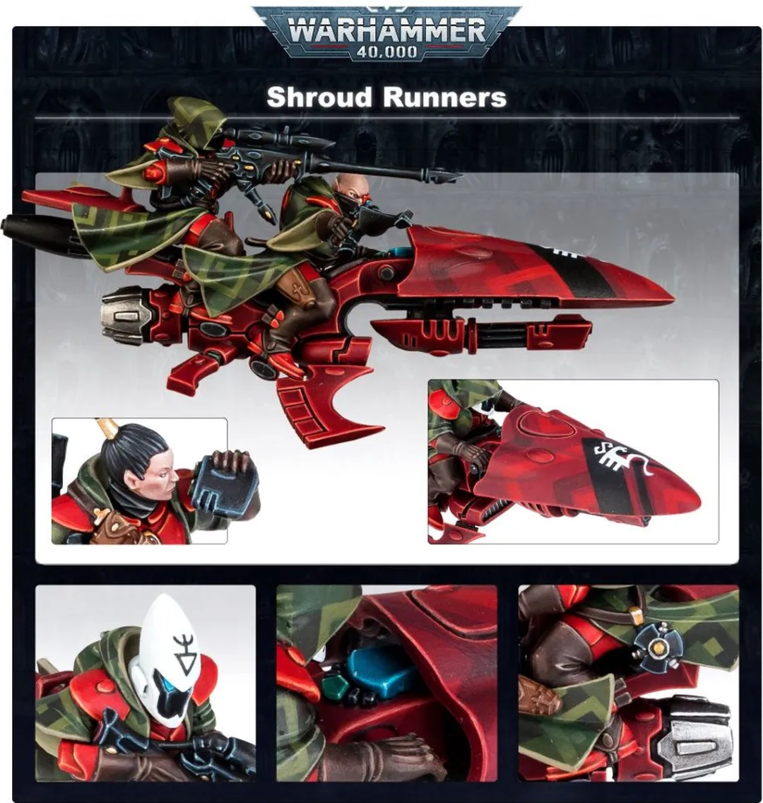 Games Workshop Warhammer 40.000 Aeldari Shroud Runners 100-delig