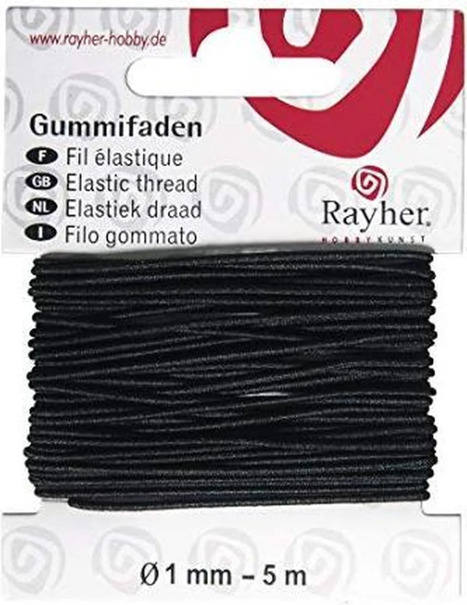 RAYHER Elastiek 1mm