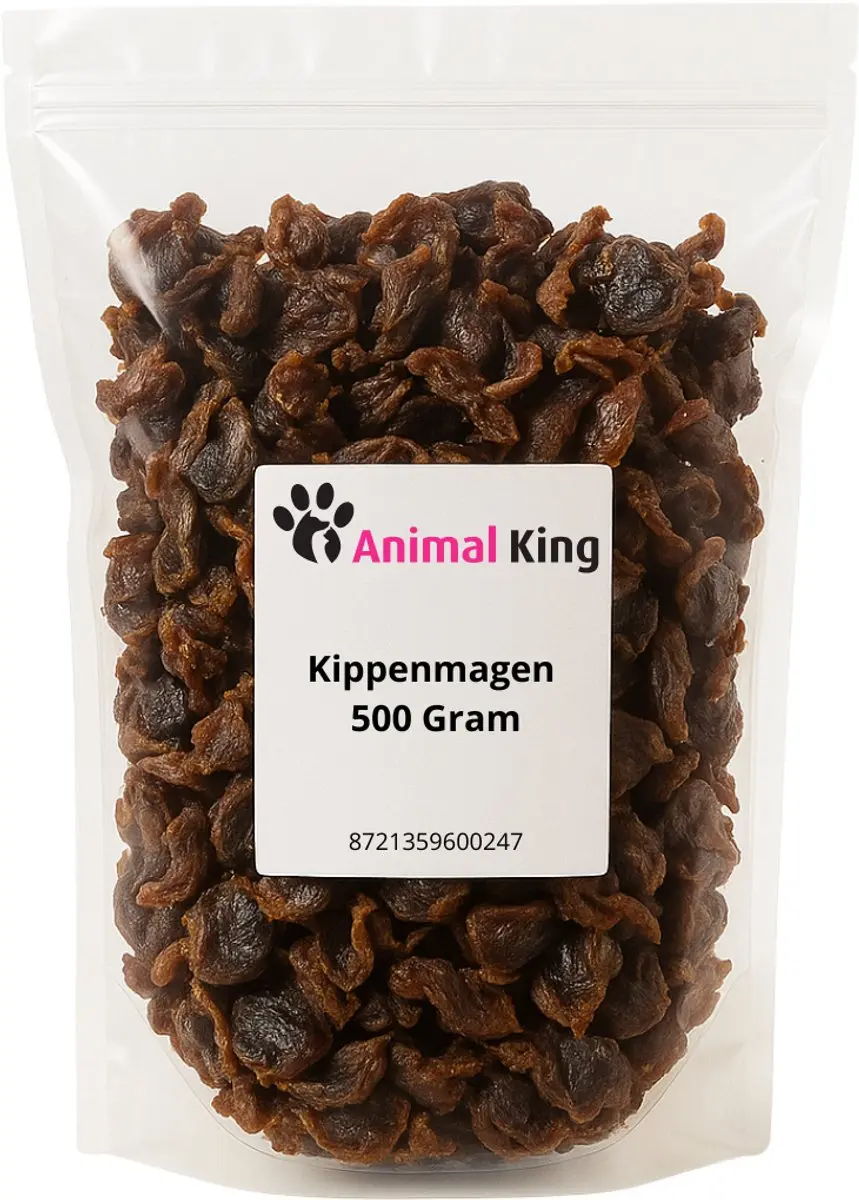 Animalking Kippenmagen 500 Gram Hond