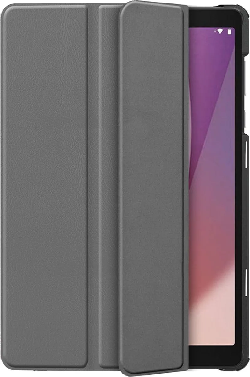 Just in Case Lenovo Tab M8 Gen 4 Smart Tri-Fold Hoesje - Effen Grijs