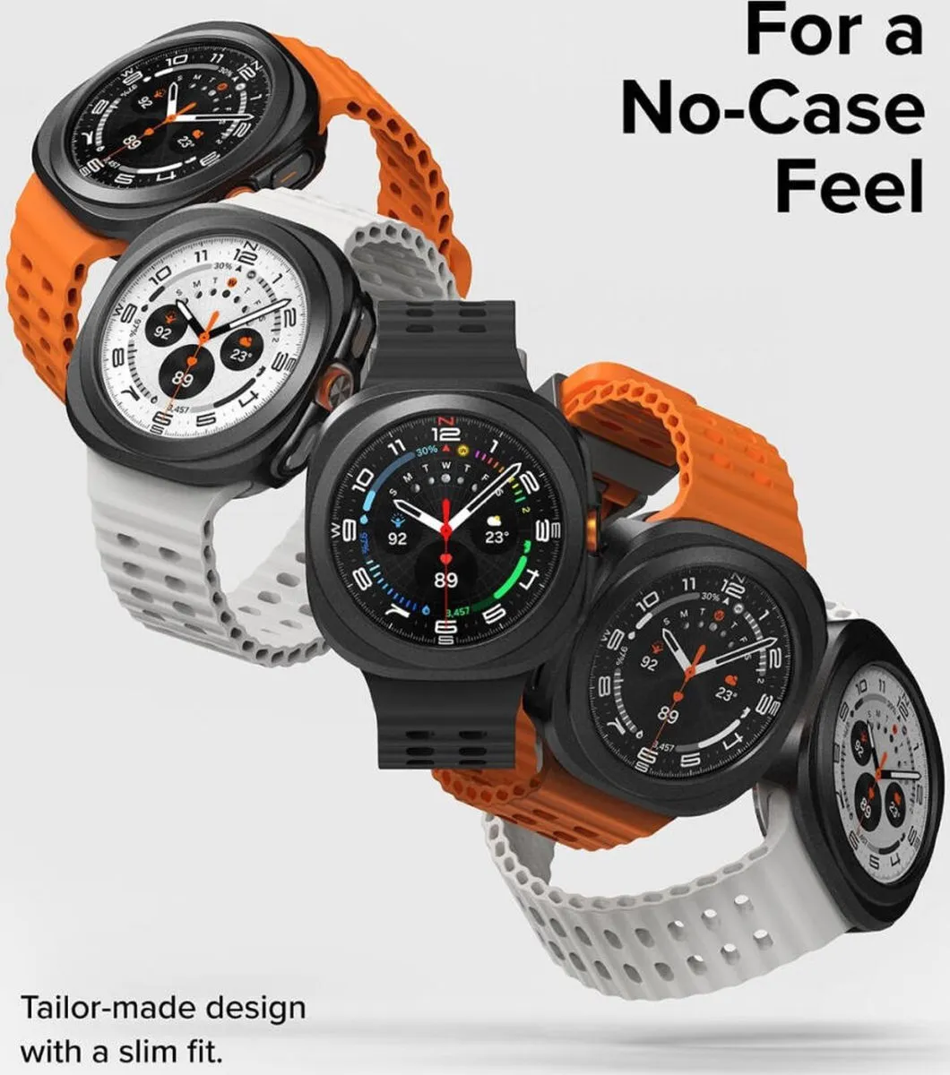 Ringke Slim+Glass Hoesje & Schermbeveiliging 47mm - Zwart