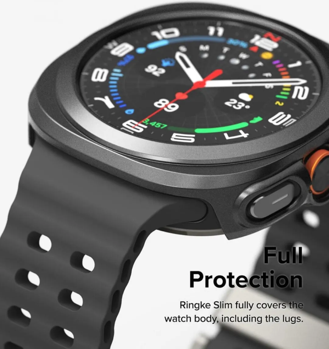 Ringke Slim+Glass Hoesje & Schermbeveiliging 47mm - Zwart