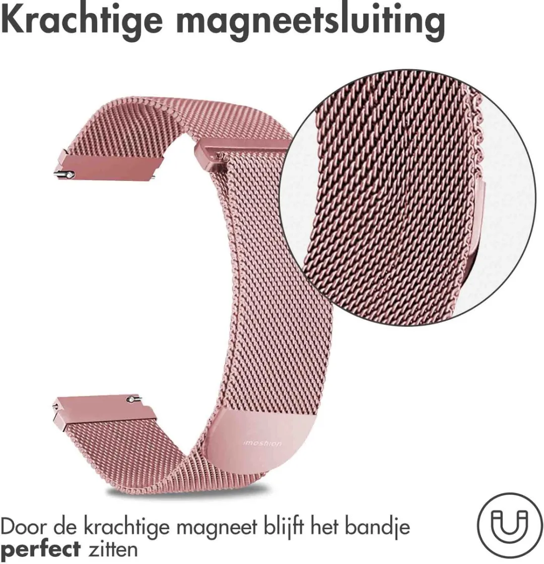 Imoshion Milanees Magnetisch Bandje 20mm - S - Roze