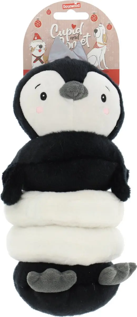 Rosewood Cupid & Comet Pinguin Hondenspeelgoed Kerst