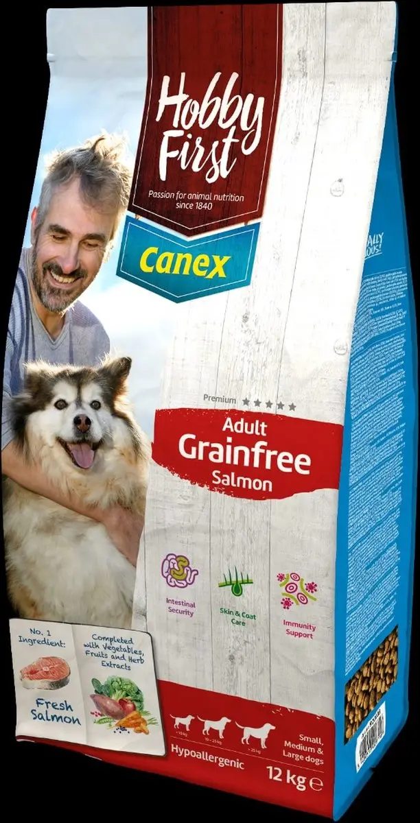 HobbyFirst Canex Adult Graanvrij Zalm Hondenvoer