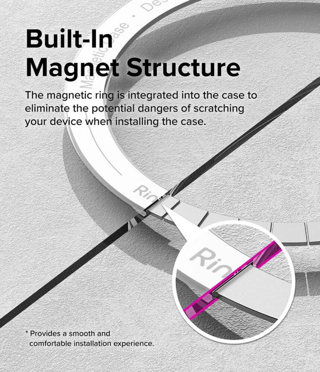 Ringke Fusion Magnetic Hoesje Samsung Galaxy Z Flip 6 - Transparant
