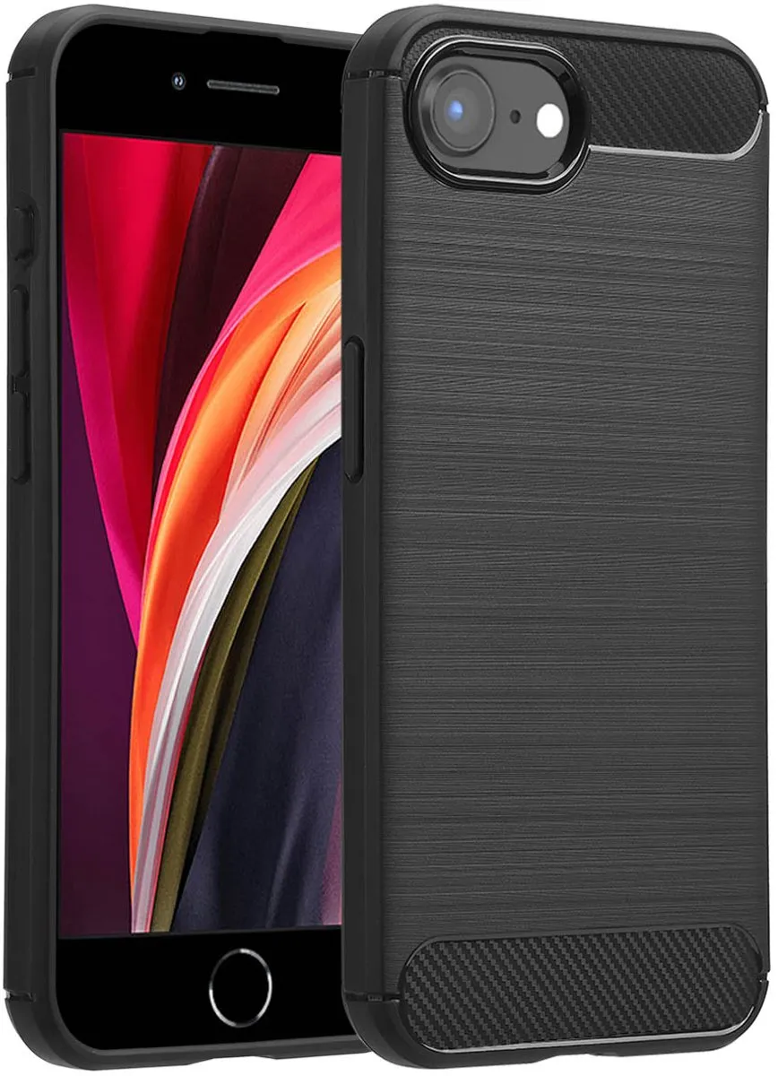 Imoshion Hoesje iPhone 16e - Brushed Backcover Zwart