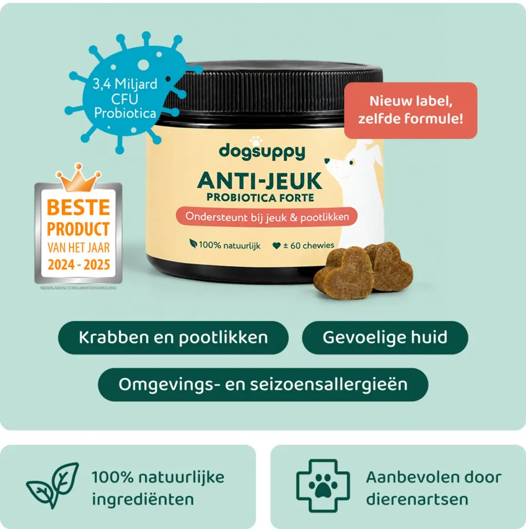 DogSuppy Anti-Jeuk Probiotica Snoepjes - 60 stuks - afbeelding 2 van 6