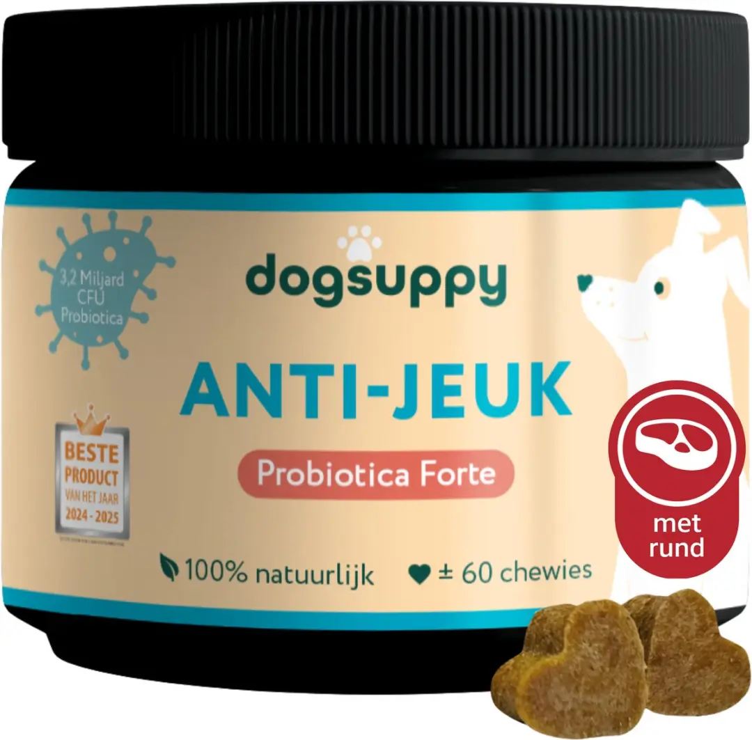 DogSuppy Anti Jeuk Probiotica met Rund