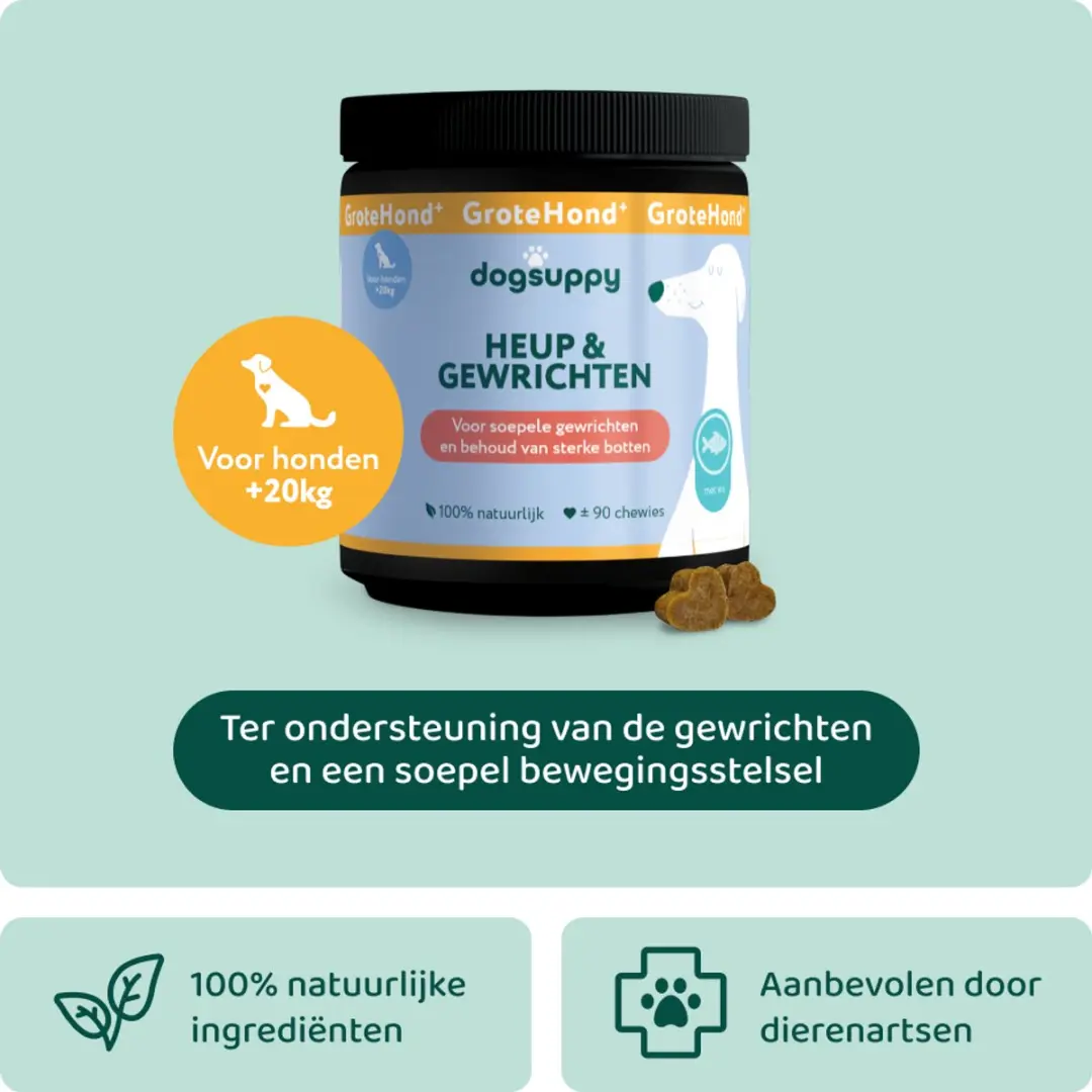 DogSuppy Grote Hond Heup & Gewrichten - 90 snoepjes - afbeelding 2 van 6