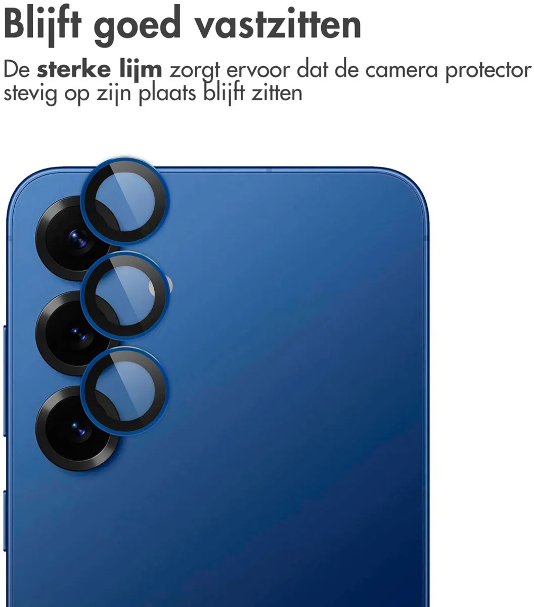 imoshiion Camera Lens Protector - Samsung Galaxy S25 - 2 Stuks - Navy