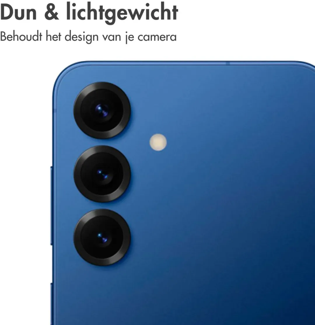 imoshiion Camera Lens Protector - Samsung Galaxy S25 - 2 Stuks - Navy