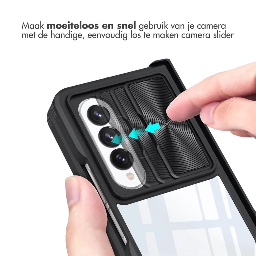 Imoshion Hoesje Samsung Galaxy Z Fold 4 - Camslider Backcover - Zwart