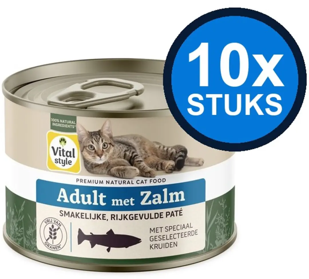 10x VITALstyle Adult met Zalm