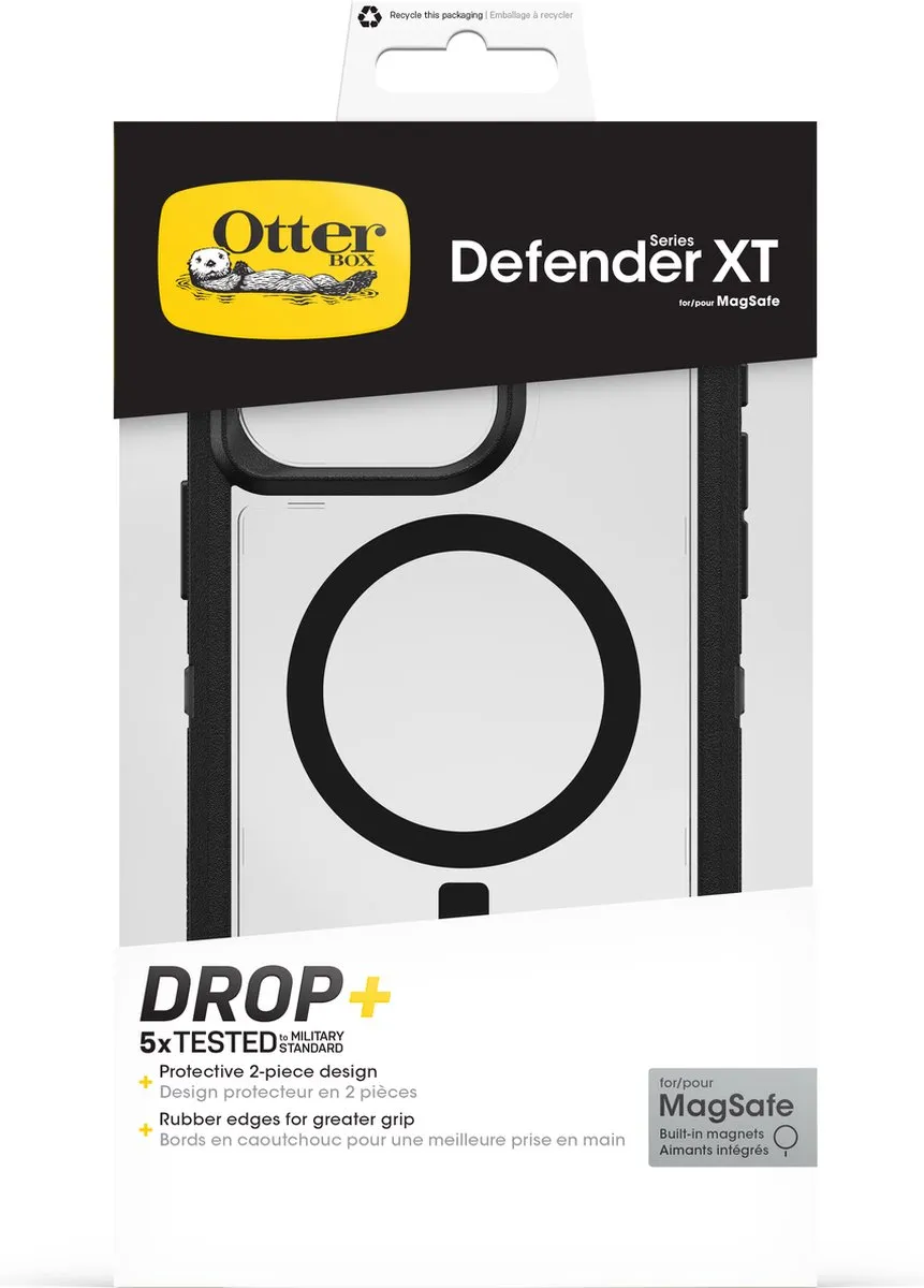 OtterBox Defender XT 77-93313 iPhone 15 Pro Max Hoes - Transparant - MagSafe - afbeelding 6 van 6