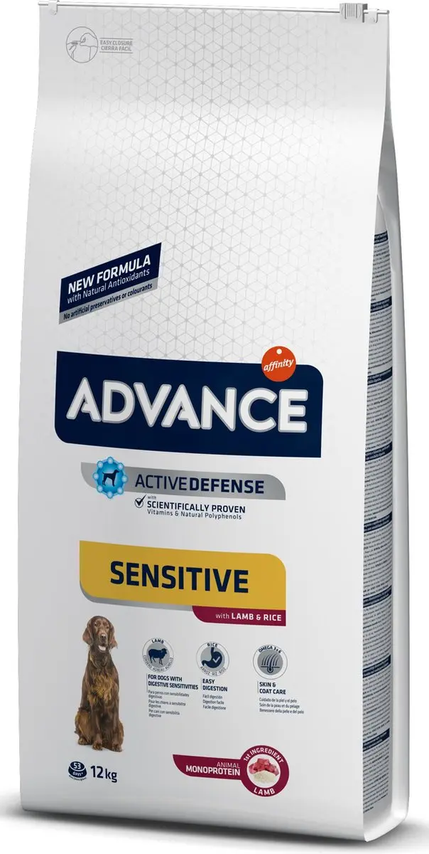 Advance Sensitive Adult Lam & Rijst Hondenvoer
