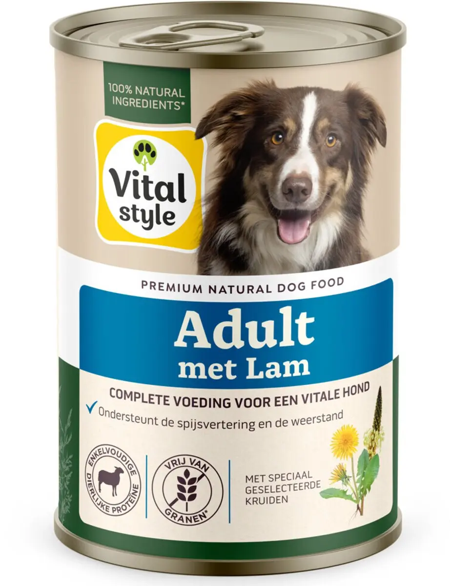 VITALstyle Hondenvoer Bik Lam 400g - 6x - afbeelding 4 van 5