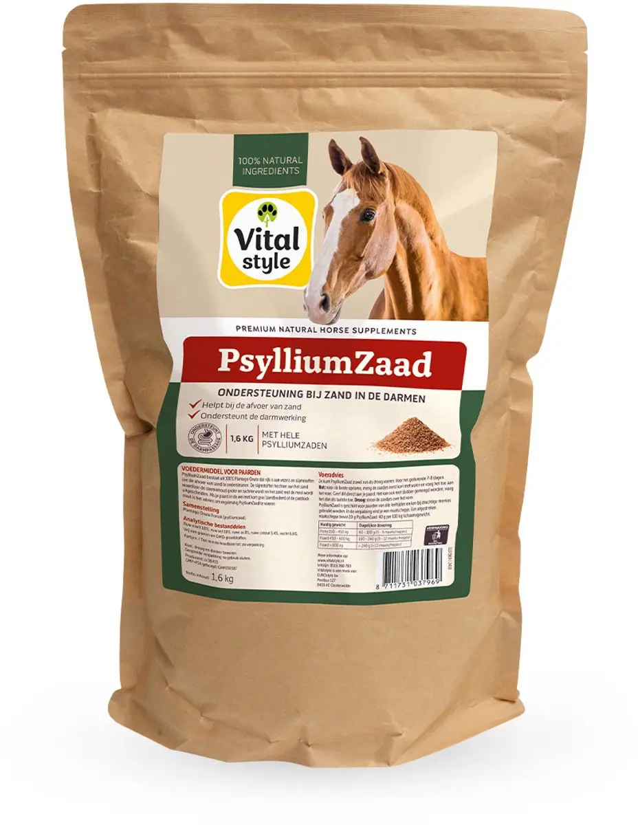 VITALstyle Psylliumzaad Paarden Supplement