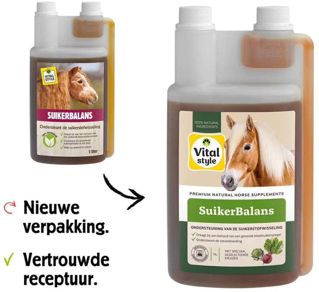 VITALstyle Suikerbalans Paardensupplement - 1L - afbeelding 5 van 6