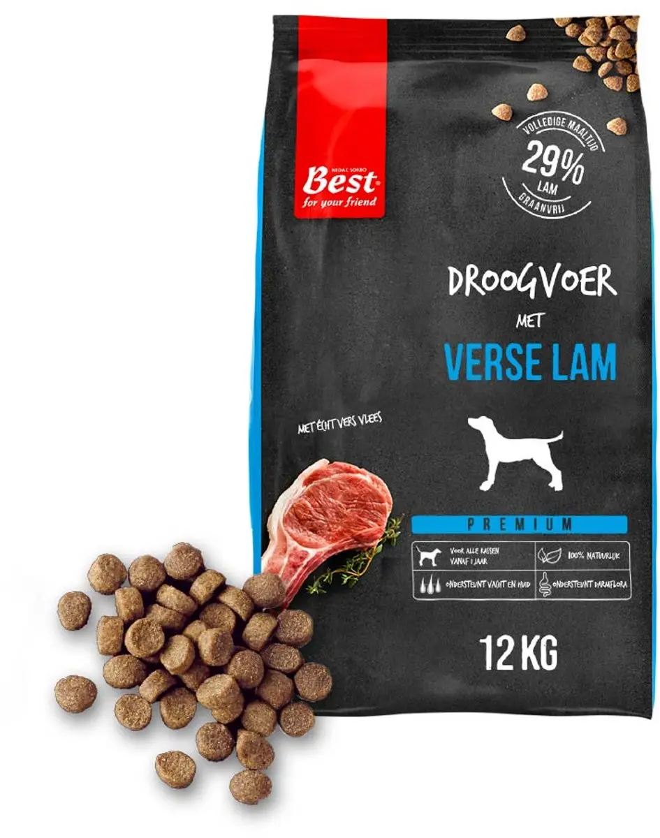 Best For Your Friend by Rosewood Hondenbrokken Lam 12 kg