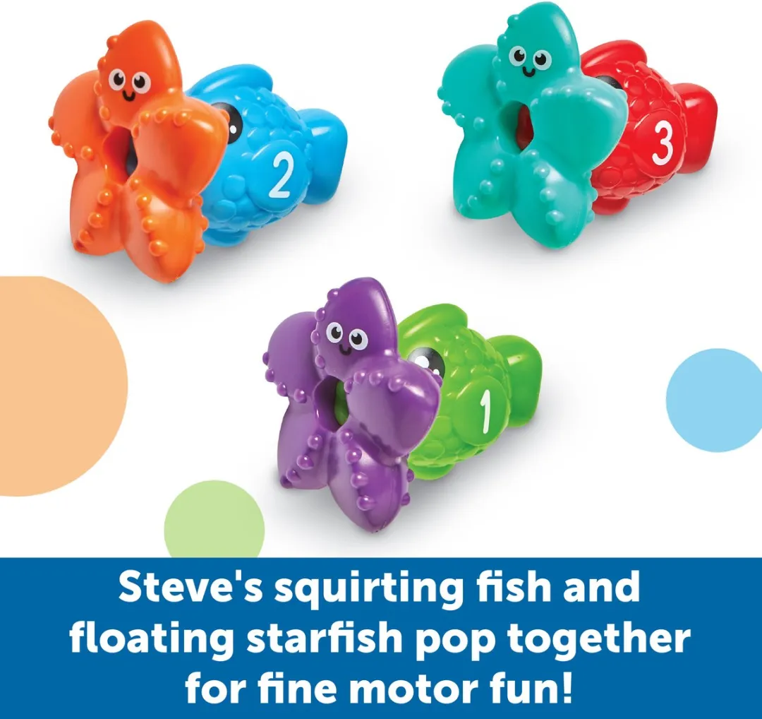 Learning Resources Steve the Scoop & Splash Shark Badspeelgoed - Multicolor