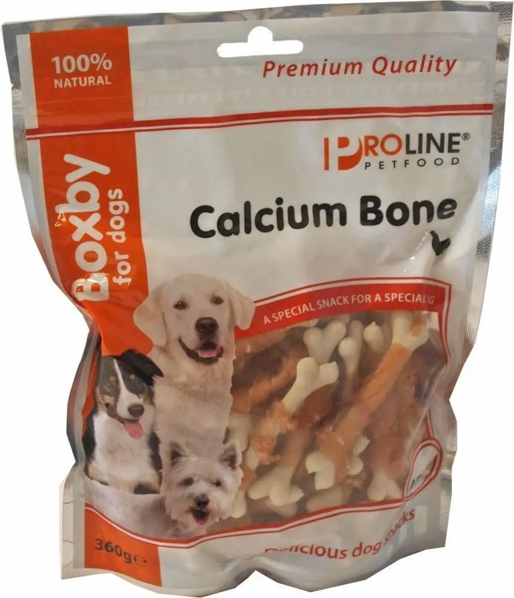 Proline Boxby Calcium Bone Hondensnacks - Kip - 3x100g - afbeelding 4 van 6