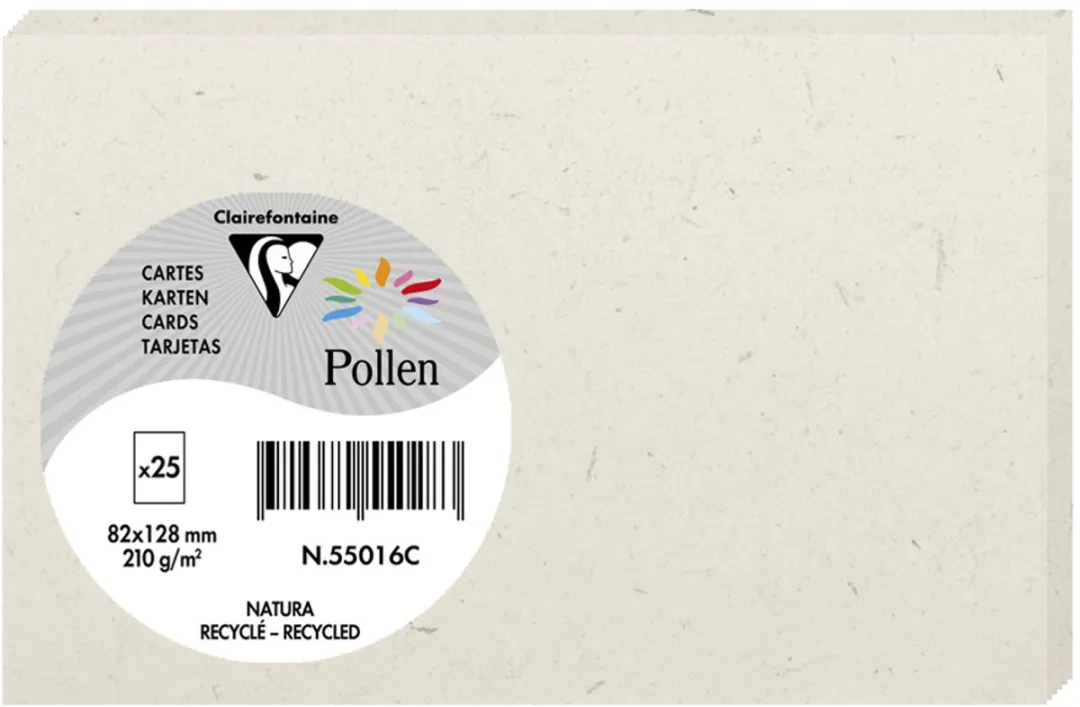 Clairefontaine Pollen C6 Natura - 25 Stuks