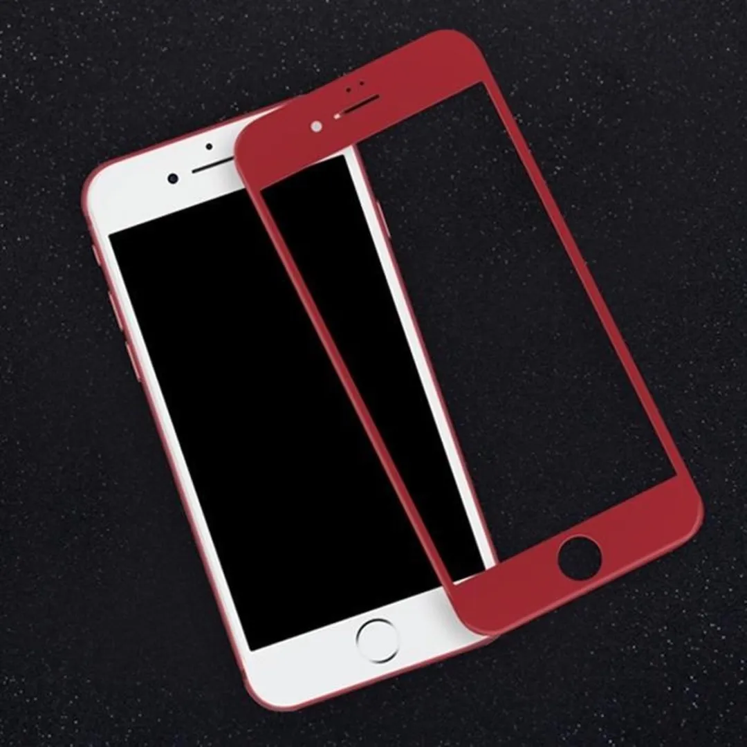 Nillkin 3D AP+ PRO Glasbeschermer iPhone 7/8 - Rood - afbeelding 2 van 6